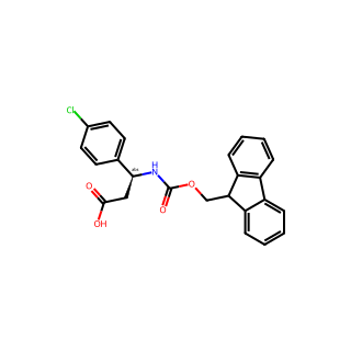 (S)-3-((((9H-Fluoren-9-yl)methoxy)carbonyl)amino)-3-(4-chlorophenyl)propanoic acid