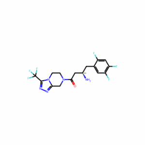 (3R)-3-amino-1-(3-(trifluoromethyl)-5,6,7,8-tetrahydro-1,2,4-triazolo(4,3-a)pyrazin-7-yl)-4-(2,4,5-trifluorophenyl)butan-1-one
