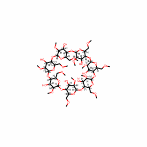 β-Cyclodextrin, 2A,2B,2C,2D,2E,2F,2G,6A,6B,6C,6D,6E,6F,6G-tetradeca-O-methyl-