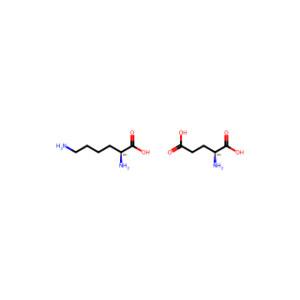 (S)-2，6-Diaminohexanoic acid compound with (S)-2-aminopentanedioic acid (1:1)