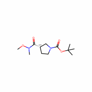 tert-Butyl 3-[methoxy(methyl)carbamoyl]pyrrolidine-1-carboxylate
