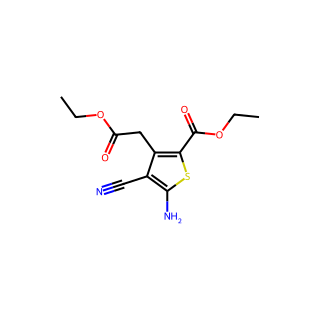 Ethyl 5-amino-4-cyano-3-(2-ethoxy-2-oxoethyl)thiophene-2-carboxylate