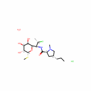 L-threo-α-D-galacto-Octopyranoside, methyl 7-chloro-6,7,8-trideoxy-6-[[(1-methyl-4-propyl-2-pyrrolidinyl)carbonyl]amino]-1-thio-, monohydrochloride, monohydrate, (2S-trans)-