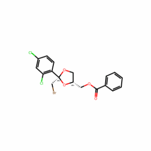 (cis-2-(Bromomethyl)-2-(2,4-dichlorophenyl)-1,3-dioxolan-4-yl)methyl benzoate