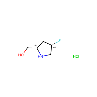 ((2S,4S)-4-FLUOROPYRROLIDIN-2-YL)METHANOL HCL