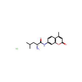 Pentanamide, 2-amino-4-methyl-N-(4-methyl-2-oxo-2H-1-benzopyran-7-yl)-, hydrochloride (1:1), (2S)-