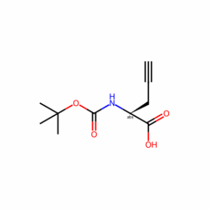 (R)-2-((tert-Butoxycarbonyl)amino)pent-4-ynoic acid