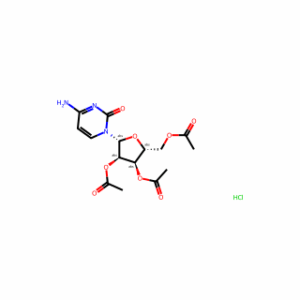 (2R,3R,4R,5R)-2-(Acetoxymethyl)-5-(4-amino-2-oxopyrimidin-1(2H)-yl)tetrahydrofuran-3,4-diyl diacetate hydrochloride