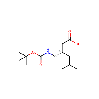 (S)-3-(((tert-Butoxycarbonyl)amino)methyl)-5-methylhexanoic acid