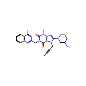 (R)-8-[3-Aminopiperidin-1-yl]-7-(2-butynyl)-3-methyl-1-(4-methylquinazolin-2-ylmethyl)xanthine