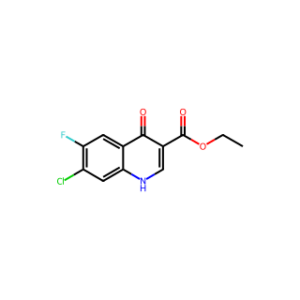 Ethyl 7-chloro-6-fluoro-4-oxo-1,4-dihydroquinoline-3-carboxylate