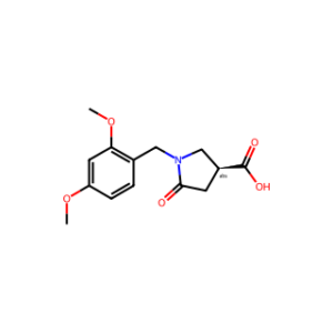 (S)-1-(2,4-Dimethoxybenzyl)-5-oxopyrrolidine-3-carboxylic acid