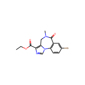 Ethyl 8-bromo-5,6-dihydro-5-methyl-6-oxo-4H-imidazo[1,5-a][1,4]benzodiazepine-3-carboxylate