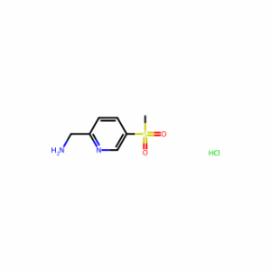 (5-(Methylsulfonyl)Pyridin-2-Yl)Methanamine Hydrochloride