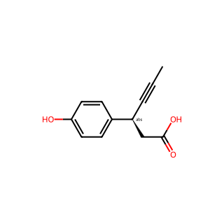 (S)-3-(4-Hydroxyphenyl)hex-4-ynoic acid