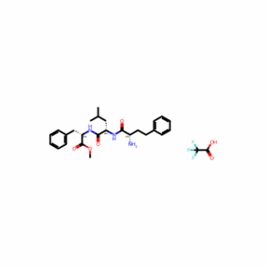 L-Phenylalanine, (αS)-α-aminobenzenebutanoyl-L-leucyl-, methyl ester, 2,2,2-trifluoroacetate (1:1)