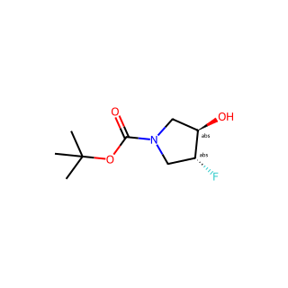 TRANS-3-FLUORO-4-HYDROXYPYRROLIDINE-1-CARBOXYLIC ACID TERT-BUTYL ESTER