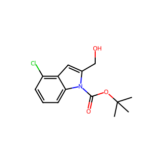 tert-Butyl 4-chloro-2-(hydroxymethyl)-1H-indole-1-carboxylate