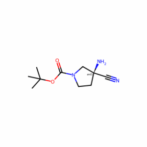 tert-Butyl 3-amino-3-cyanopyrrolidine-1-carboxylate