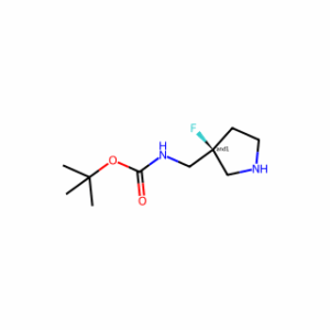 tert-Butyl ((3-fluoropyrrolidin-3-yl)methyl)carbamate
