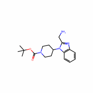 TERT-BUTYL 4-(2-(AMINOMETHYL)-1H-BENZO[D]IMIDAZOL-1-YL)PIPERIDINE-1-CARBOXYLATE