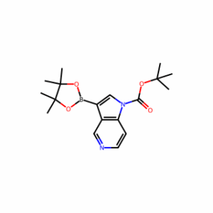 tert-Butyl 3-(4,4,5,5-tetramethyl-1,3,2-dioxaborolan-2-yl)-1H-pyrrolo[3,2-c]pyridine-1-carboxylate