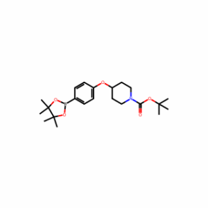 tert-Butyl 4-(4-(4,4,5,5-tetramethyl-1,3,2-dioxaborolan-2-yl)phenoxy)piperidine-1-carboxylate