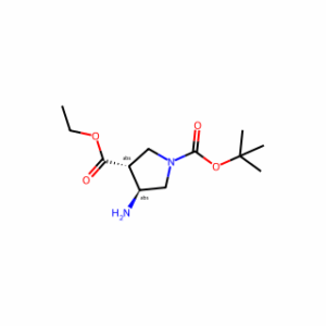 (3R,4S)-1-tert-Butyl 3-ethyl 4-aminopyrrolidine-1,3-dicarboxylate