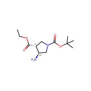 (3R,4S)-1-tert-Butyl 3-ethyl 4-aminopyrrolidine-1,3-dicarboxylate