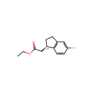 Ethyl 5-Fluoro-2,3-dihydroindene-1-acetate