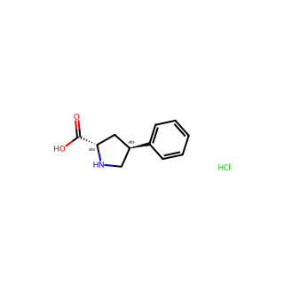 L-Proline, 4-phenyl-, hydrochloride (1:1), (4S)-