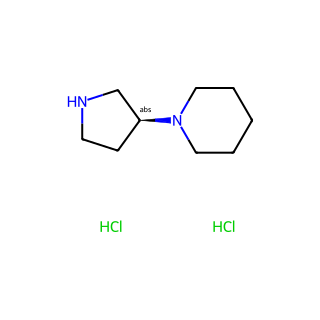 (S)-1-(Pyrrolidin-3-yl)piperidine dihydrochloride