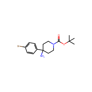 tert-Butyl 4-amino-4-(4-bromophenyl)piperidine-1-carboxylate