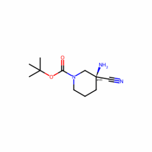 tert-butyl 3-amino-3-cyanopiperidine-1-carboxylate