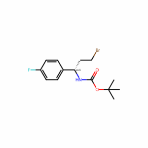 tert-Butyl (3-bromo-1-(4-fluorophenyl)propyl)carbamate