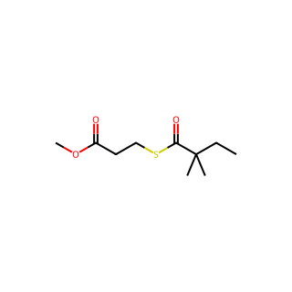 Methyl 3-((2,2-dimethylbutanoyl)thio)propanoate