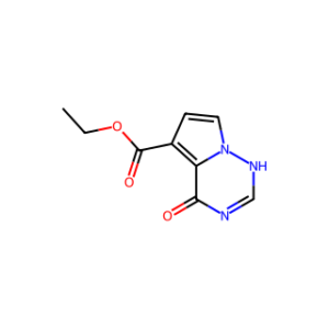 ethyl 4-hydroxypyrrolo[2,1-f][1,2,4]triazine-5-carboxylate