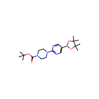 tert-Butyl 4-(5-(4,4,5,5-tetramethyl-1,3,2-dioxaborolan-2-yl)pyrimidin-2-yl)piperazine-1-carboxylate