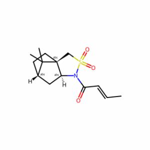 (E)-1-((3aR,6S,7aS)-8,8-Dimethyl-2,2-dioxidohexahydro-1H-3a,6-methanobenzo[c]isothiazol-1-yl)but-2-en-1-one