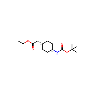Ethyl 2-(trans-4-((tert-butoxycarbonyl)amino)cyclohexyl)acetate
