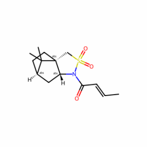 (E)-1-((3aS,6R,7aR)-8,8-Dimethyl-2,2-dioxidohexahydro-1H-3a,6-methanobenzo[c]isothiazol-1-yl)but-2-en-1-one
