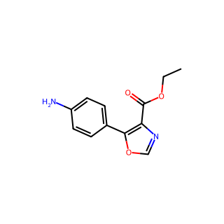 ethyl 5-(4-aminophenyl)-1,3-oxazole-4-carboxylate
