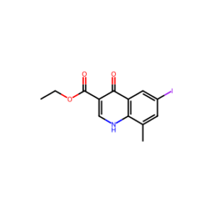 Ethyl 6-iodo-8-methyl-4-oxo-1,4-dihydroquinoline-3-carboxylate