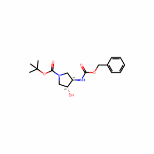 Trans-Tert-Butyl 3-(((Benzyloxy)Carbonyl)Amino)-4-Hydroxypyrrolidine-1-Carboxylate