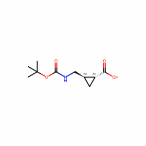 (1R,2R)-rel-2-(((tert-Butoxycarbonyl)amino)methyl)cyclopropanecarboxylic acid
