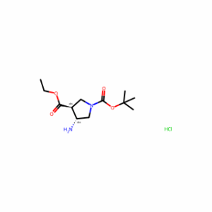 (3S,4R)-1-tert-Butyl 3-ethyl 4-aminopyrrolidine-1,3-dicarboxylate hydrochloride