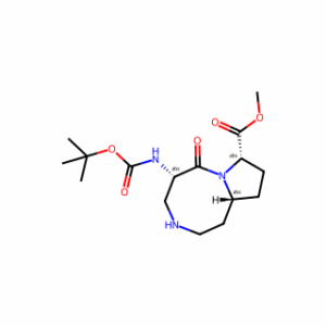 (5S,8S,10aR)-methyl 5-((tert-butoxycarbonyl)amino)-6-oxodecahydropyrrolo[1,2-a][1,5]diazocine-8-carboxylate