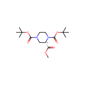 (S)-1,4-Di-tert-butyl 2-methyl piperazine-1,2,4-tricarboxylate