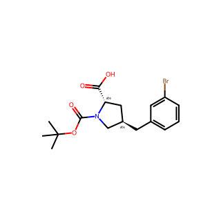 (2S,4R)-4-(3-Bromobenzyl)-1-(tert-butoxycarbonyl)pyrrolidine-2-carboxylic acid