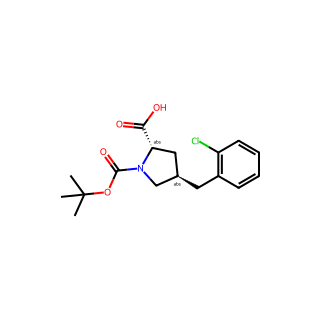 (2S,4R)-1-(tert-Butoxycarbonyl)-4-(2-chlorobenzyl)pyrrolidine-2-carboxylic acid